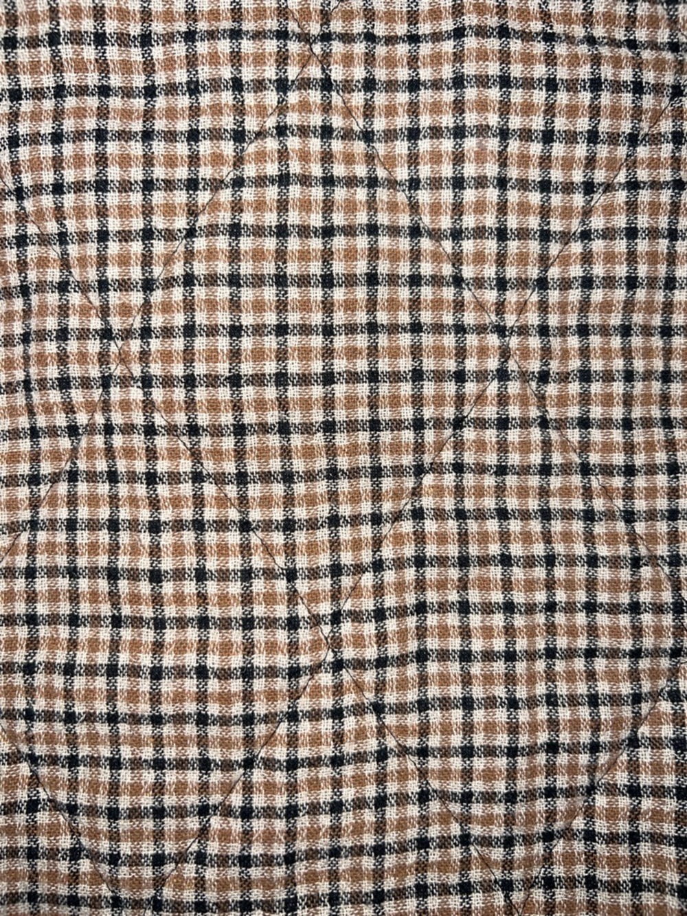 Zara Checked Shirt Jacket with Tan Corduroy Collar - Picture 10 of 16